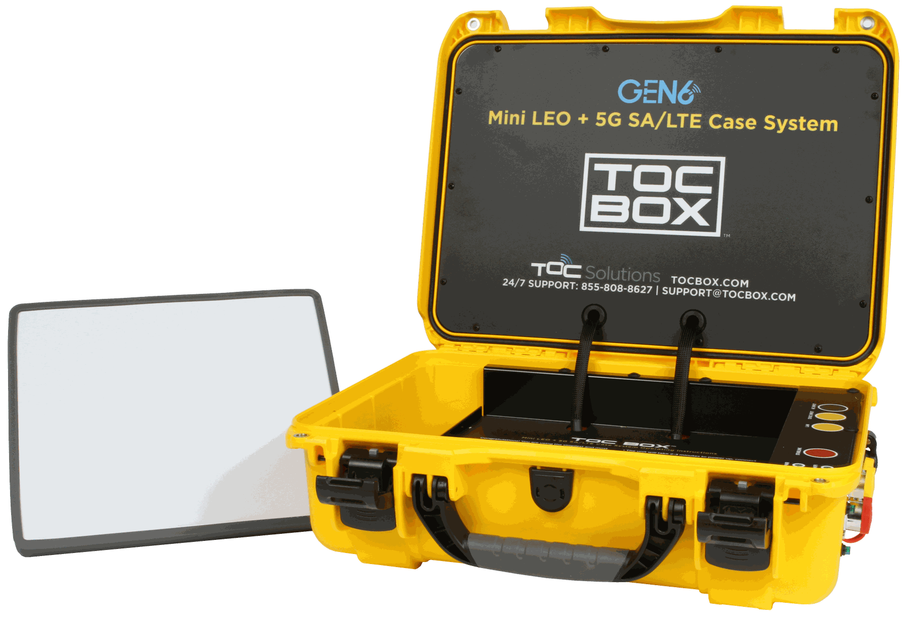 TOC BOX Gen6 LEO and LTE Case system with satellite terminal